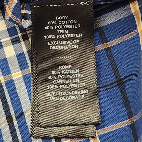 Harley Davidson HD Performance Men's Button Down Shirt Vented Plaid SS Blue L - Picture 6 of 7